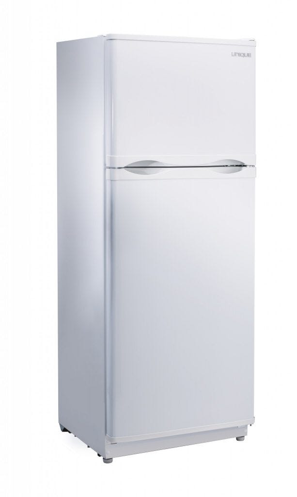 Unique 290 Litre White 12/24 DC Refrigerator/Freezer UGP-290L W