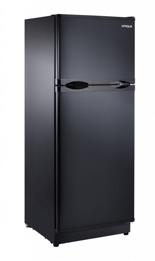 Unique 290 Litre White 12/24 DC Refrigerator/Freezer UGP-290L B