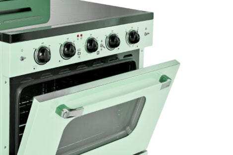 Unique 30' Classic Retro Summer Mint Green Electric Ceramic top Range UGP-30CR EC LG