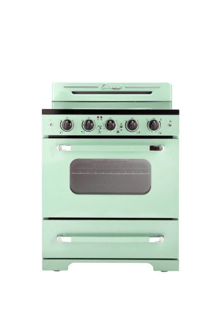 Unique 30' Classic Retro Summer Mint Green Electric Ceramic top Range UGP-30CR EC LG