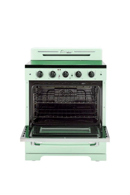 Unique 30' Classic Retro Summer Mint Green Electric Ceramic top Range UGP-30CR EC LG