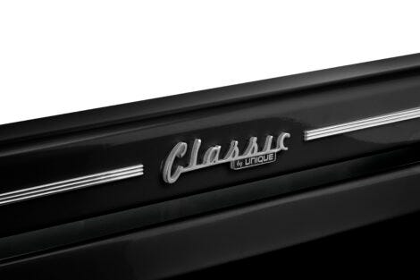 Unique 30' Classic Retro Midnight Black Electric Ceramic top Range UGP-30CR EC B
