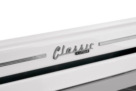 Unique 30' Classic Retro Marshmallow White Electric Ceramic top Range UGP-30CR EC W