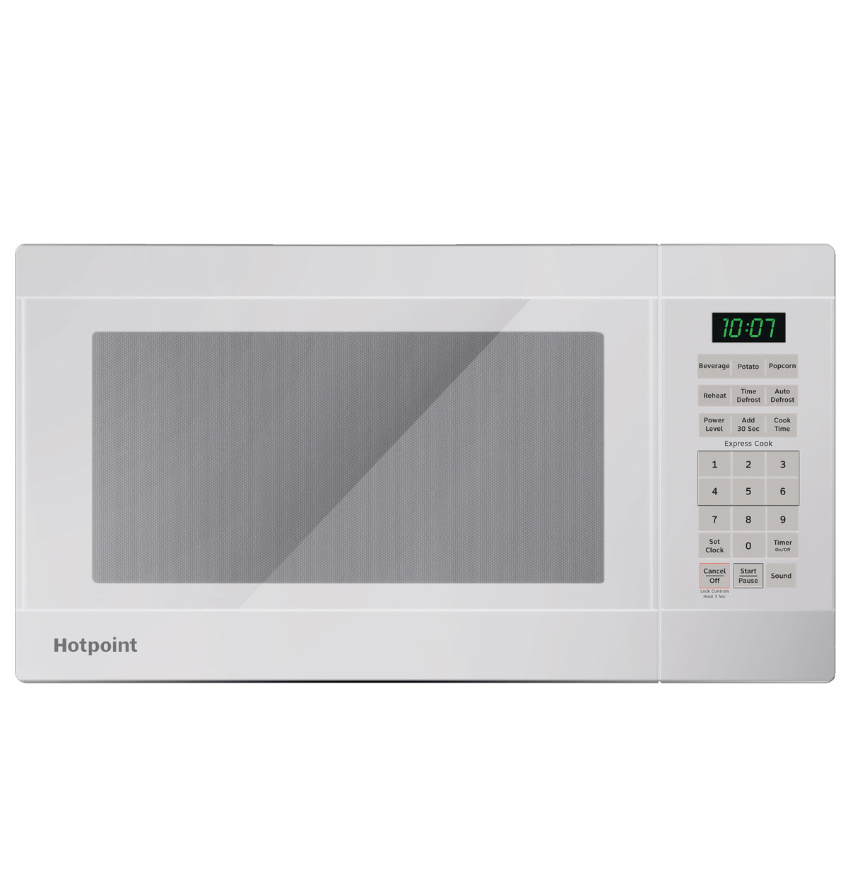 Hotpoint® 0.7 Cu. Ft. Capacity Countertop Microwave Oven RES1072DTWW