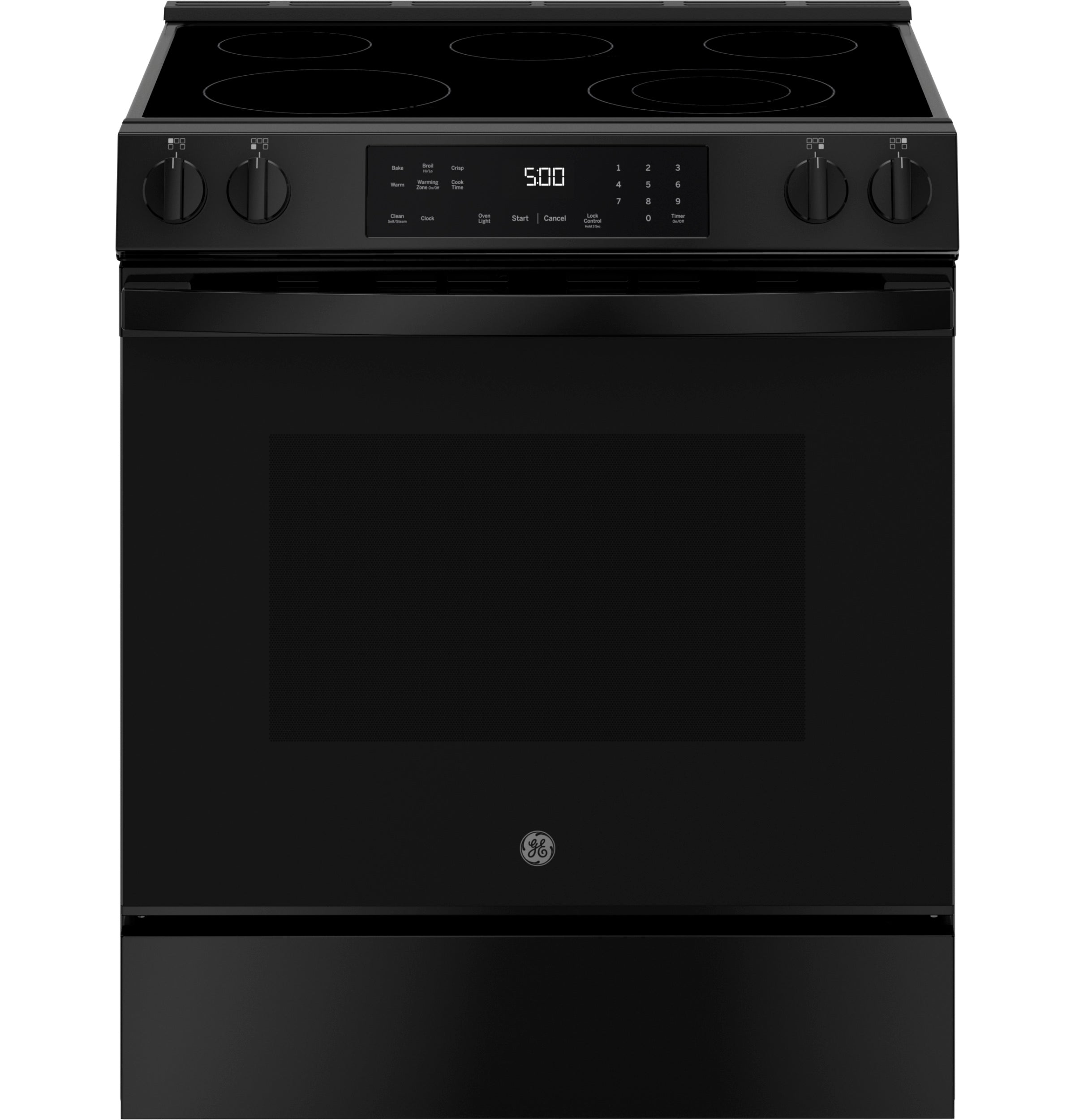 GE® 30" Slide-In Electric Range GRS500PVBB