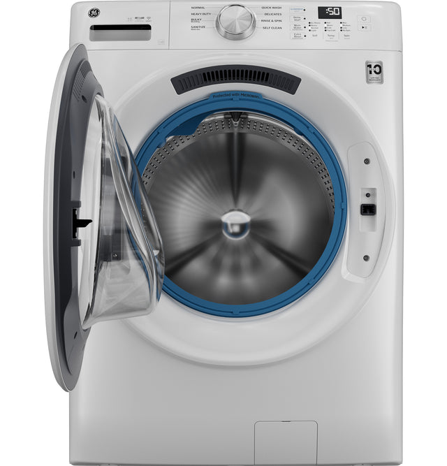 GE® ENERGY STAR® 4.6 cu. ft. Capacity Smart Front Load Washer with UltraFresh Vent System with OdorBlock™ GFW350SSYWW