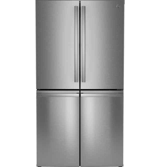 GE Profile™ ENERGY STAR® 22.9 Cu. Ft. Counter-Depth Quad-Door Refrigerator with Dual-Dispense AutoFill Pitcher and Door in Door PHD23BYWFS