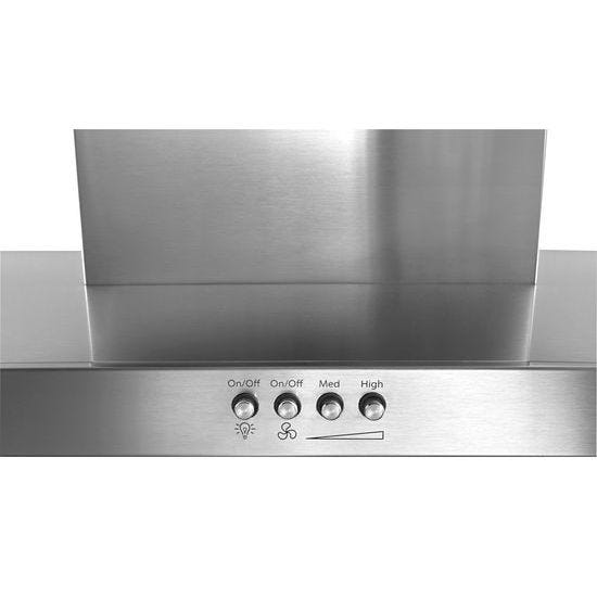 Whirlpool 30" Stainless Steel Wall Mount Flat Range Hood WVW57UC0FS