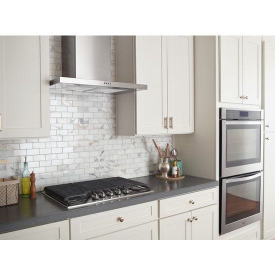 Whirlpool 30" Stainless Steel Wall Mount Flat Range Hood WVW57UC0FS