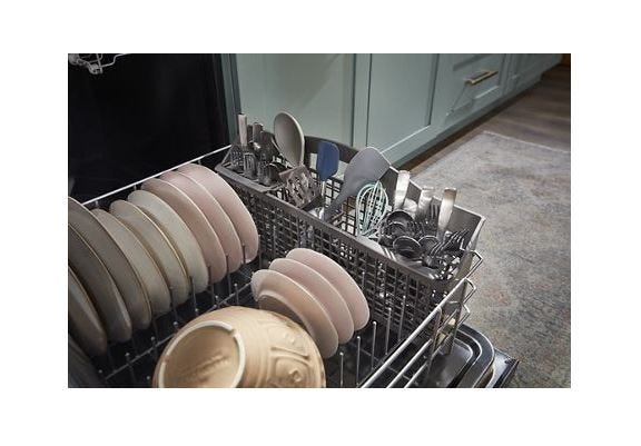Whirlpool® 24-Inch Top Control Dishwasher with 3rd Rack and Adjustable 2nd Rack - 51 dBa WDT730HAMZ