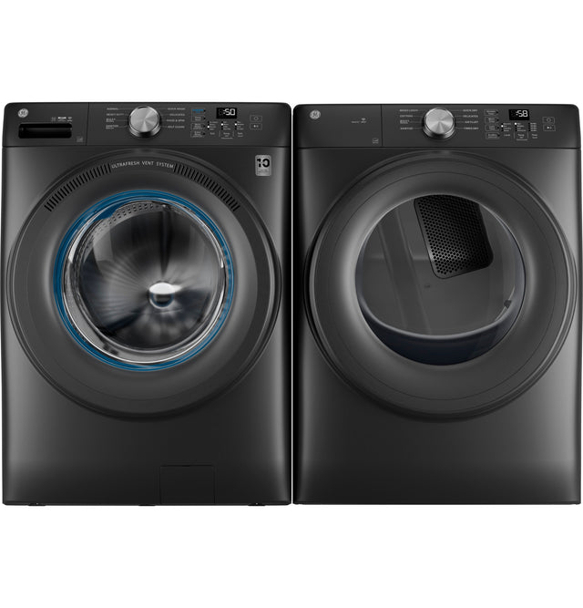 GE® ENERGY STAR® 7.8 cu. ft. Capacity Smart Front Load Gas Dryer GFD35GSPYDS