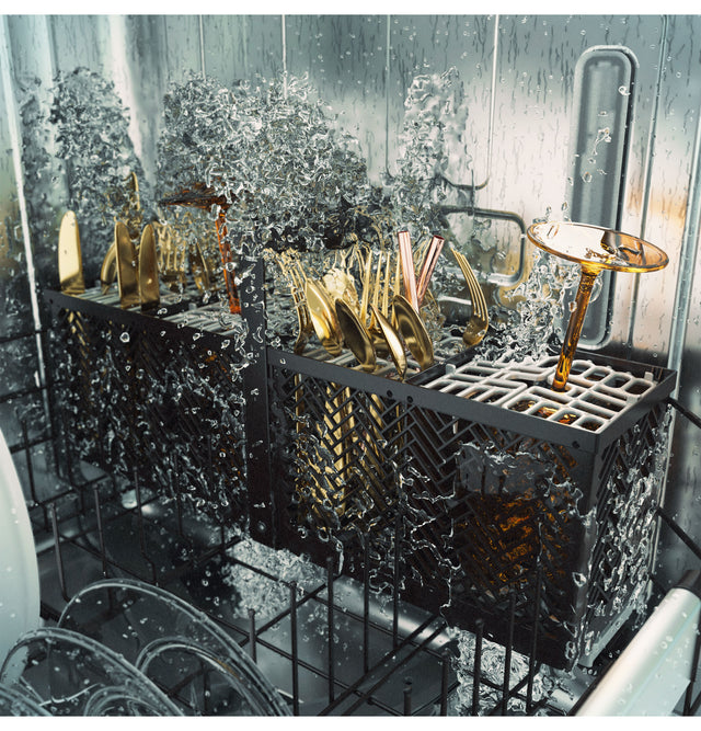 Café™ Smart Stainless Steel Interior Dishwasher with Sanitize and Ultra Wash & Dual Convection Ultra Dry CDT858P4VW2