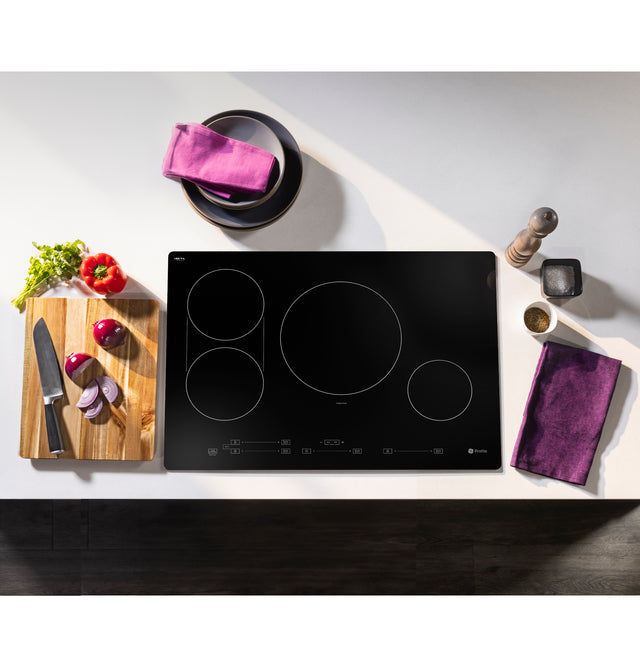 GE Profile™ ENERGY STAR® 30" Built-In Touch Control Induction Cooktop PHP6030DWBB
