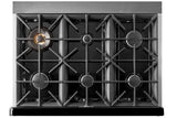 Classic Retro by Unique 36” Pro Convection Gas Range UGP-36CR B