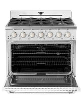 Classic Retro by Unique 36” Pro Convection Gas Range UGP-36CR W