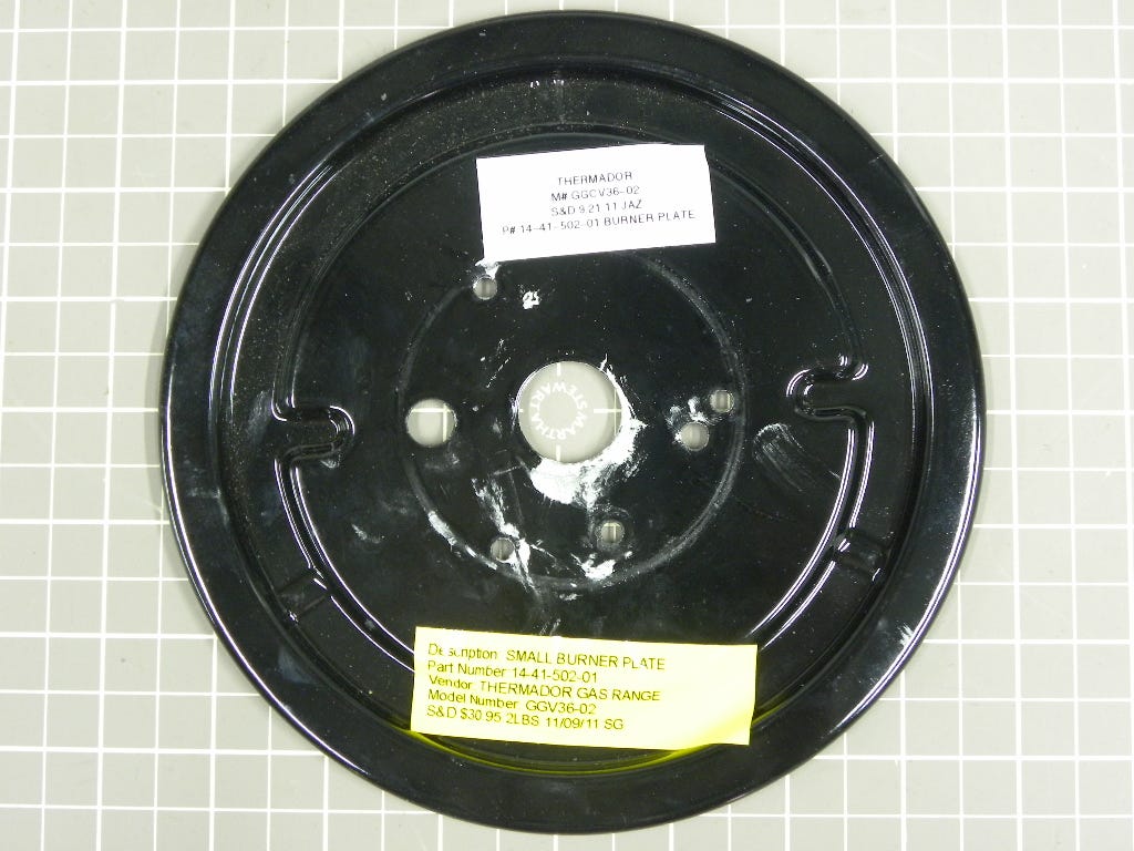 Thermador Range Small Burner Plate 14-41-502-01