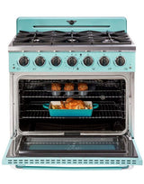 Classic Retro by Unique 36” Pro Convection Gas Range UGP-36CR T