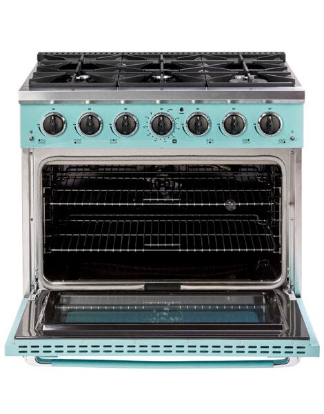 Classic Retro by Unique 36” Pro Convection Gas Range UGP-36CR T