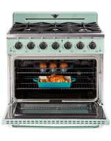 Classic Retro by Unique 36” Pro Convection Gas Range UGP-36CR LG