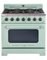 Classic Retro by Unique 36” Pro Convection Gas Range UGP-36CR LG