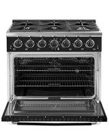 Classic Retro by Unique 36” Pro Convection Gas Range UGP-36CR B