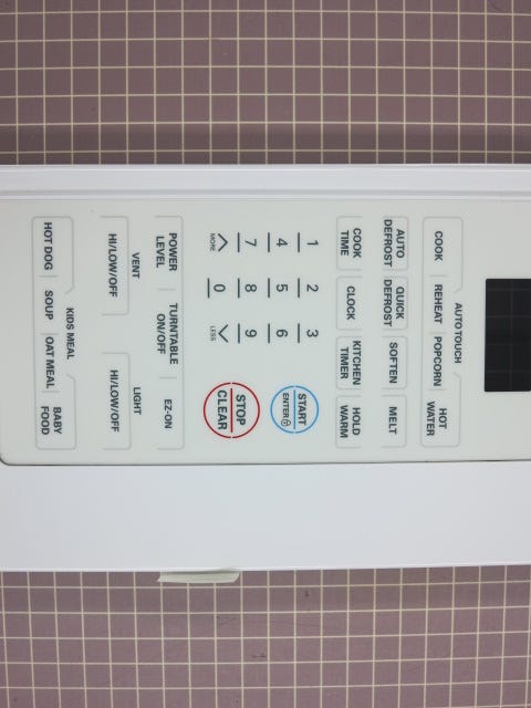 LG Microwave Control Panel (White) ACM49437001