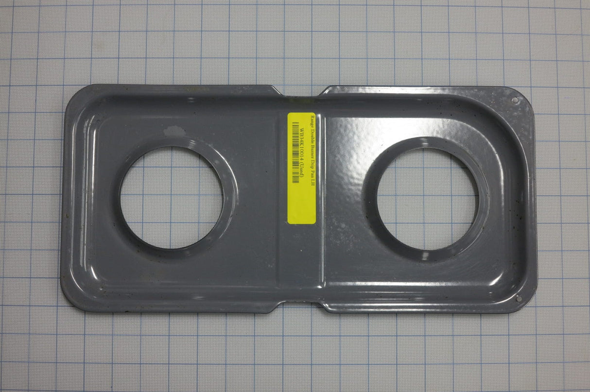 Double Burner Drip Pan LH WB34K10014