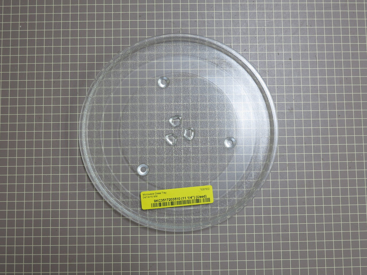 Microwave Glass Tray (11 1/4") 9KC3517203510