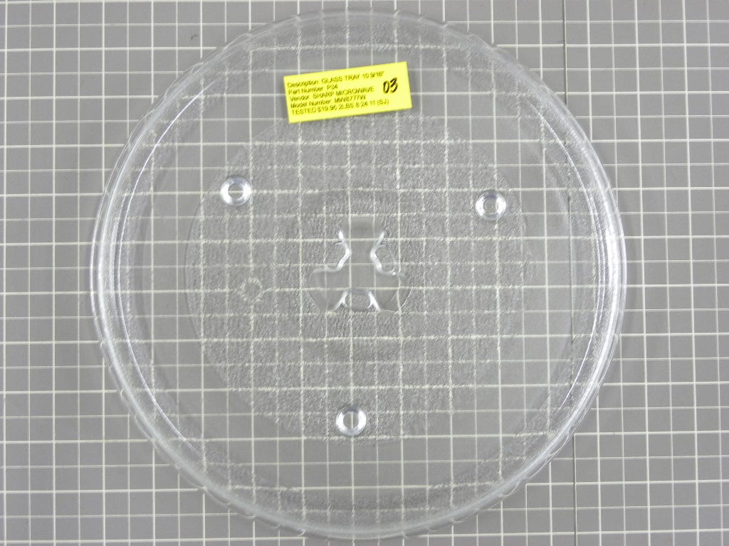 Sharp Microwave Glass Tray (10 9/16") P34