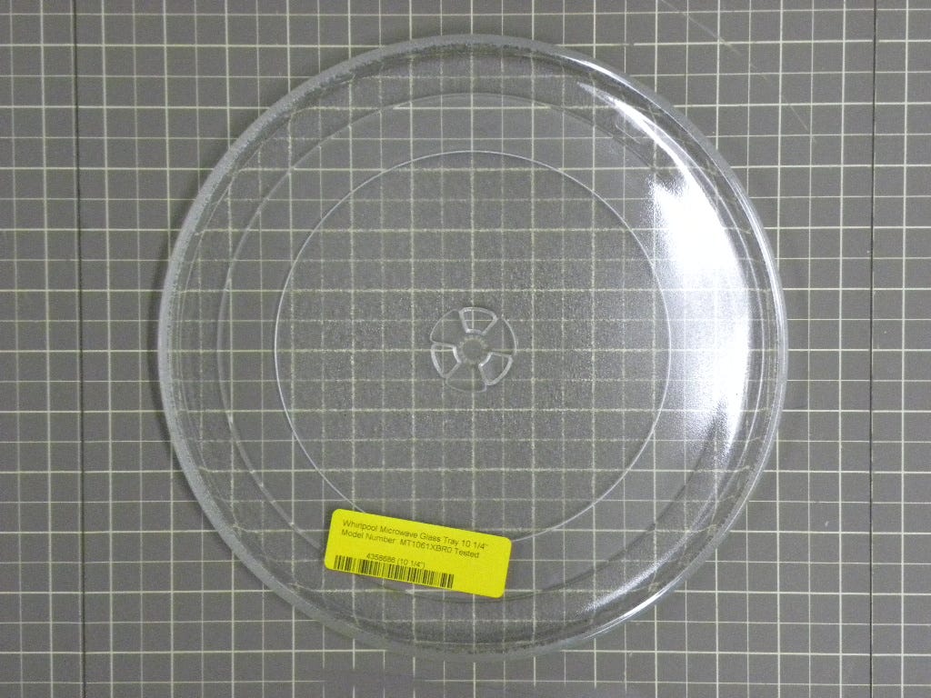Whirlpool Microwave Glass Tray (10 1/4") 4358686