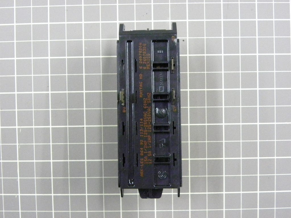 Rinse Options Switch 22003391