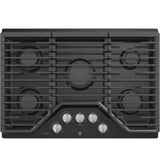 GE Profile 30" Built-In Gas Cooktop with 5 Burners and an Optional Extra-Large Cast Iron Griddle PGP7030DLBB-Black