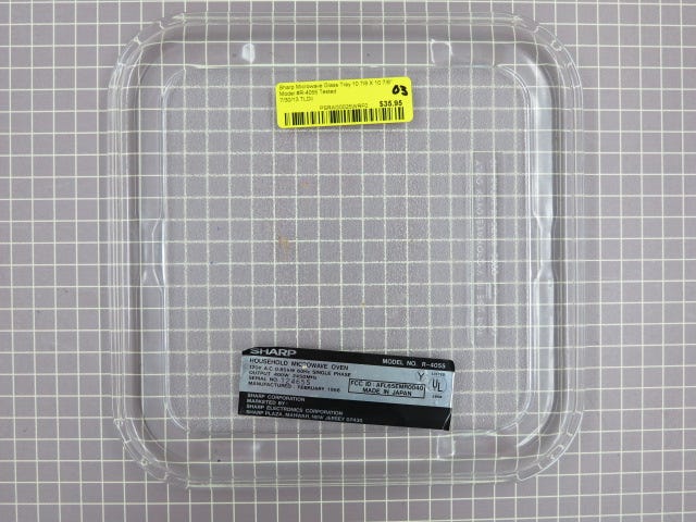 Glass Tray (10 7/8" x 10 7/8") PSRAG0025WRF0