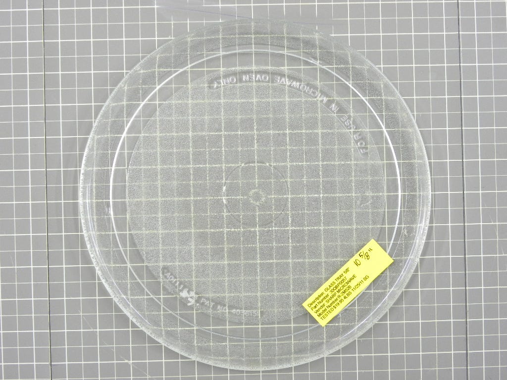 Sharp Microwave Glass Tray (10 5/8") 30QBP0057