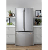 Café ENERGY STAR 18.6 Cu. Ft. Counter-Depth French-Door Refrigerator CWE19SP2NS1