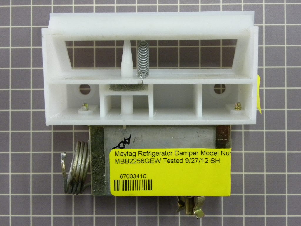 Whirlpool Refrigerator Damper 67003410
