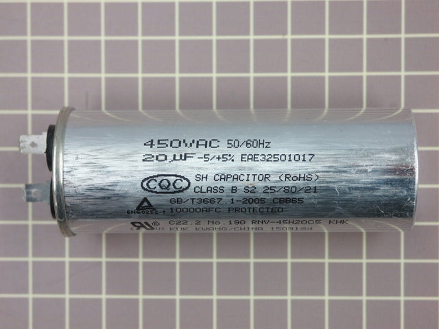Capacitor (20uf -5/+5%) (50/60hz) EAE32501017