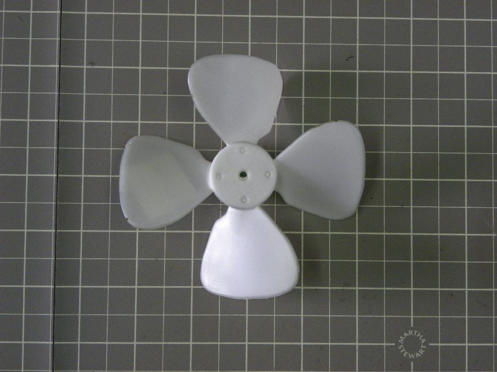 LG Microwave Fan Blade 2B72125A