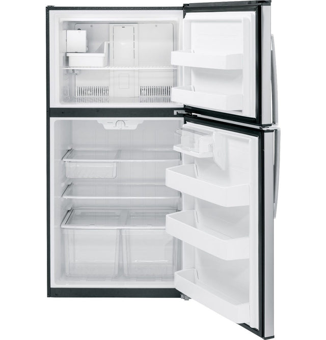 GE® ENERGY STAR® 21.1 Cu. Ft. Top-Freezer Refrigerator GIE21GSHSS