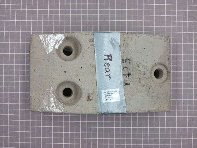 GE Washer Rear Counter Weight WH01X10268