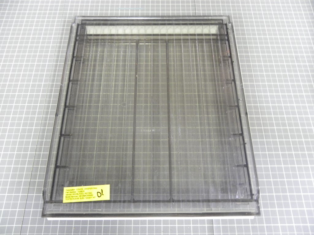 Whirlpool Refrigerator Crisper Pan Cover 1109035