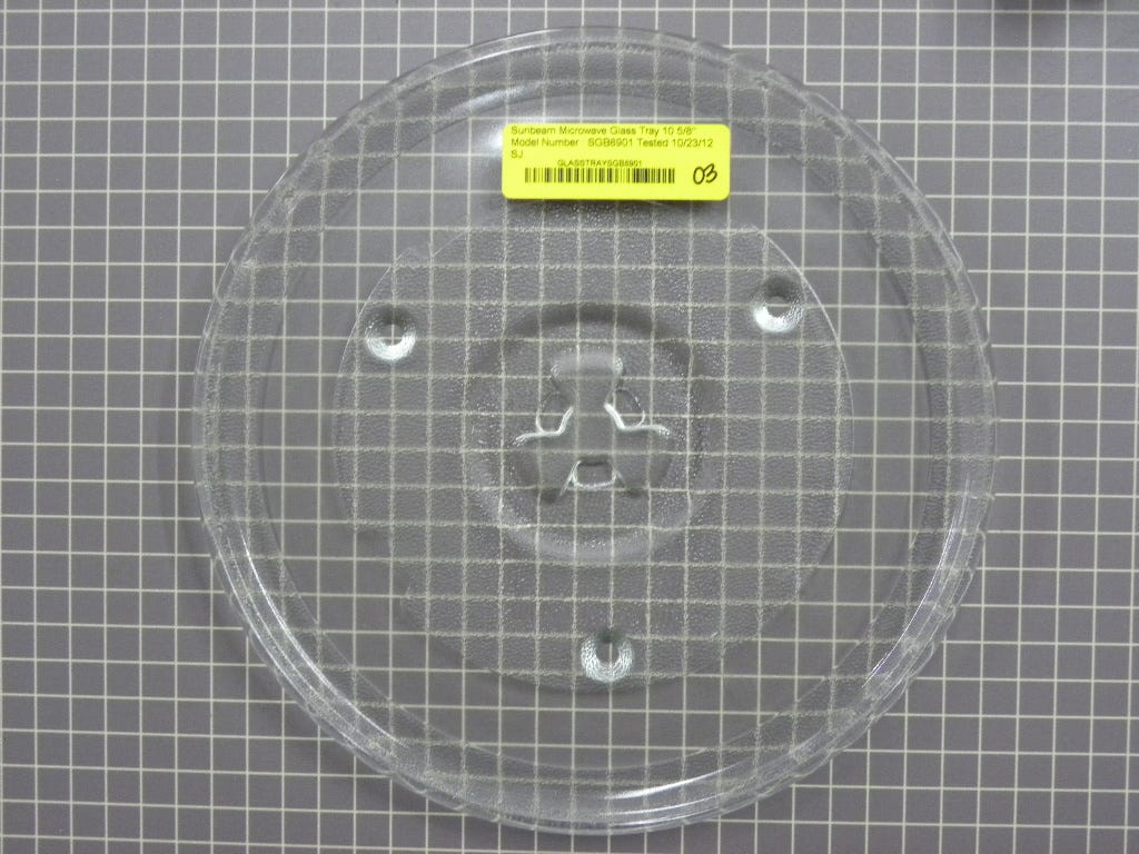 Sunbeam Microwave Glass Tray (10 5/8") GLASSTRAYSGB8901