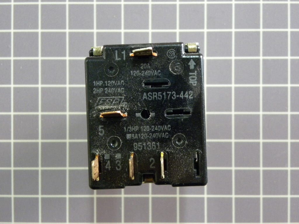Kenmore Dehumidifier Rotary Switch 951361