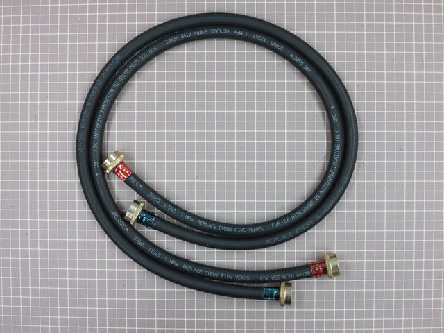 5' Rubber Fill Hose (Pair) WP89503 - WP89503 (New)