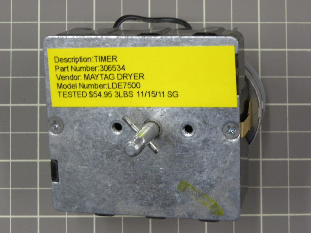 Maytag Dryer Timer 306534
