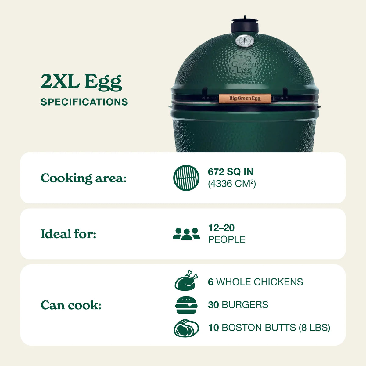 2XL Big Green Egg 120939