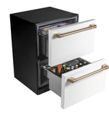 Café 5.7 Cu. Ft. Built-In Dual-Drawer Refrigerator CDE06RP4NW2