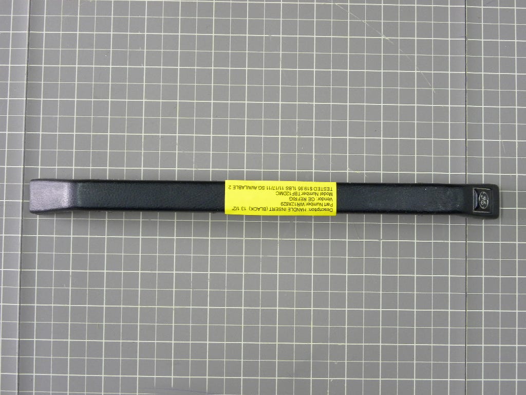 GE Refrigerator Handle Insert (Black) (13 1/2") WR12X629