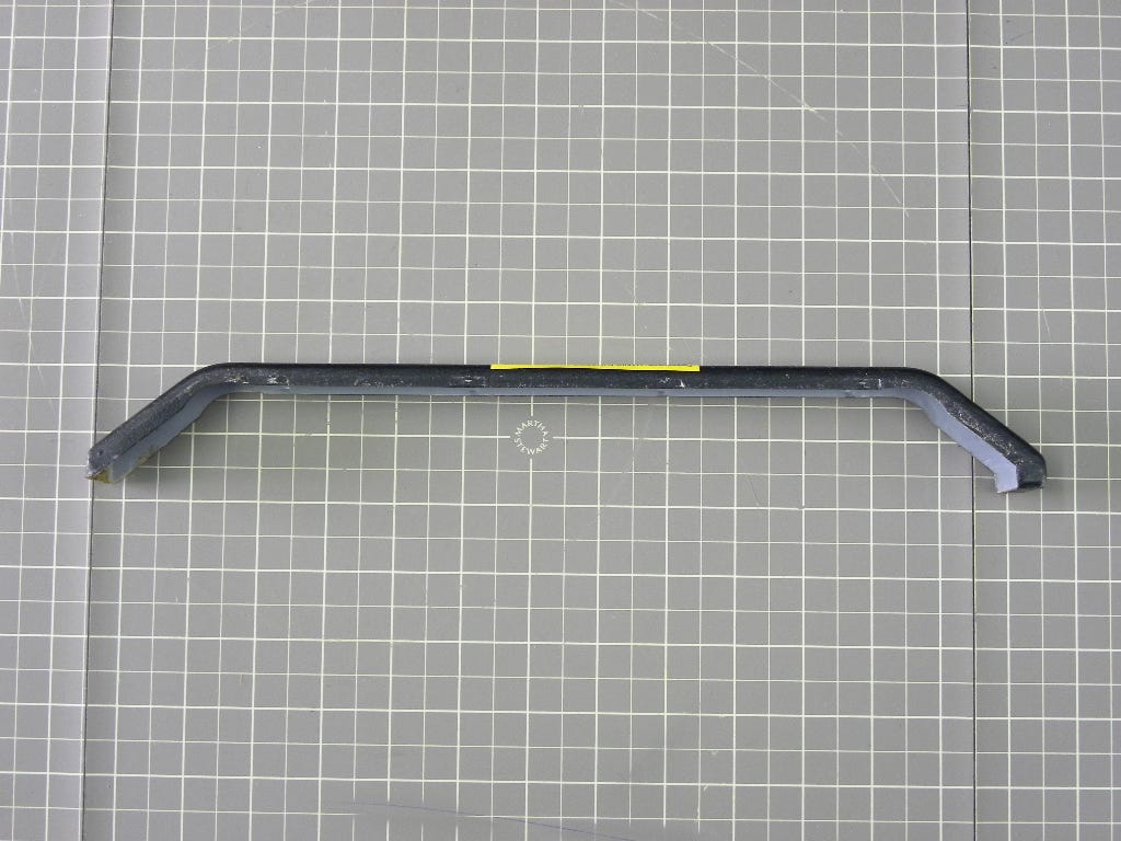 GE Refrigerator Handle Insert (Black) (13 1/2") WR12X629