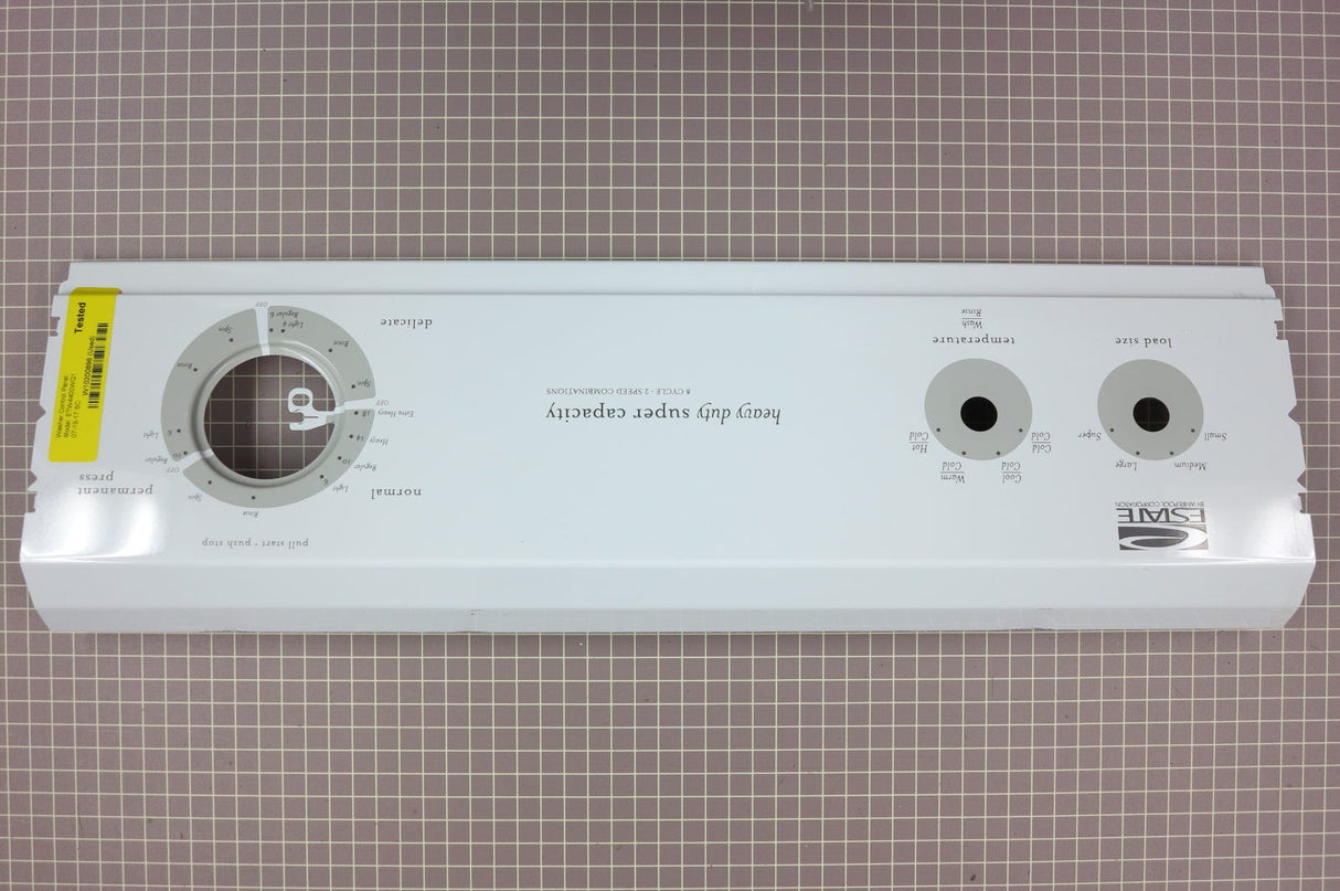 Control Panel W10200896